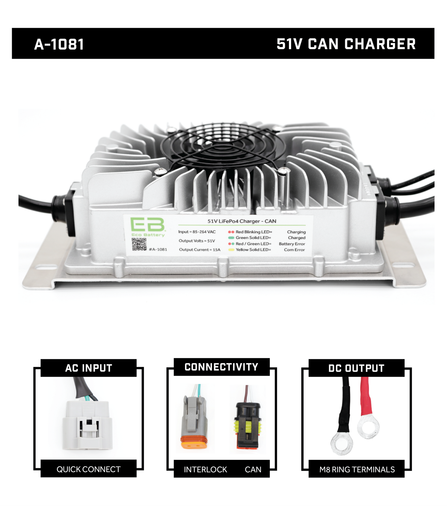 51V 15A CAN Charger / OEM:1081