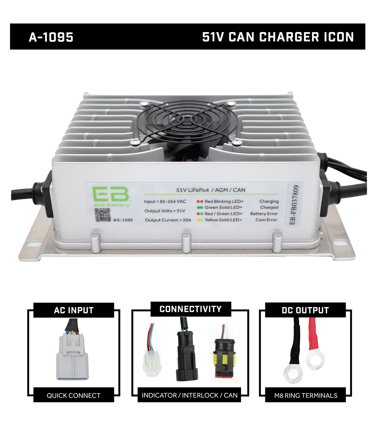 51V 19A Charger / OEM:1095 / ICON