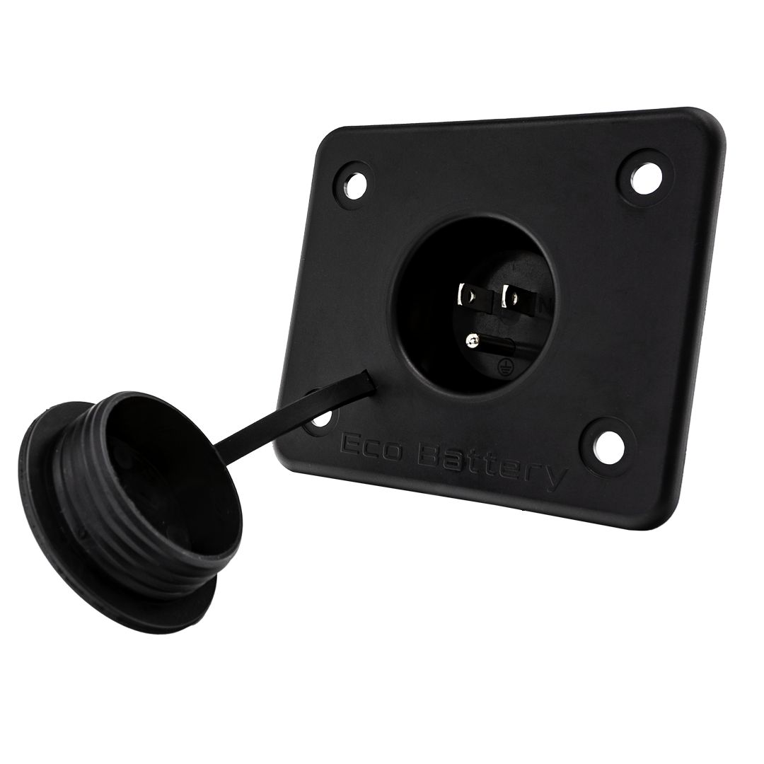 Eco Battery Charge Port / EZGO TXT / 110V Plug - Quick Connect Plug