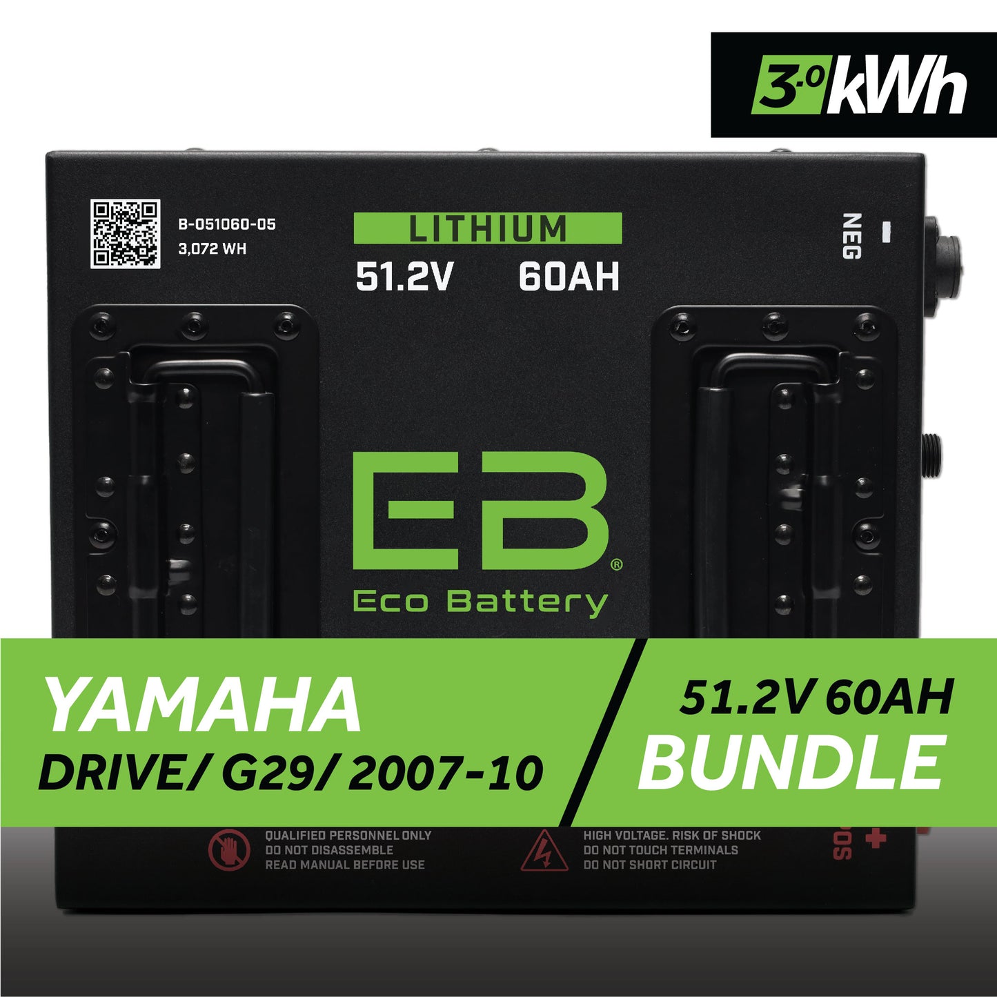 51V 60AH Battery Bundle / Yamaha Drive / G29 / 2007-10