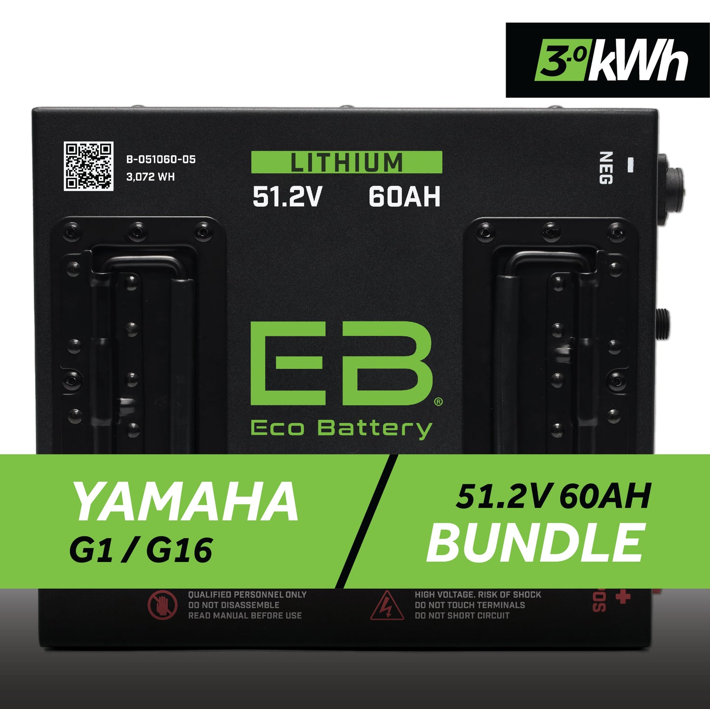 51V 60AH Battery Bundle / Yamaha G1-G16