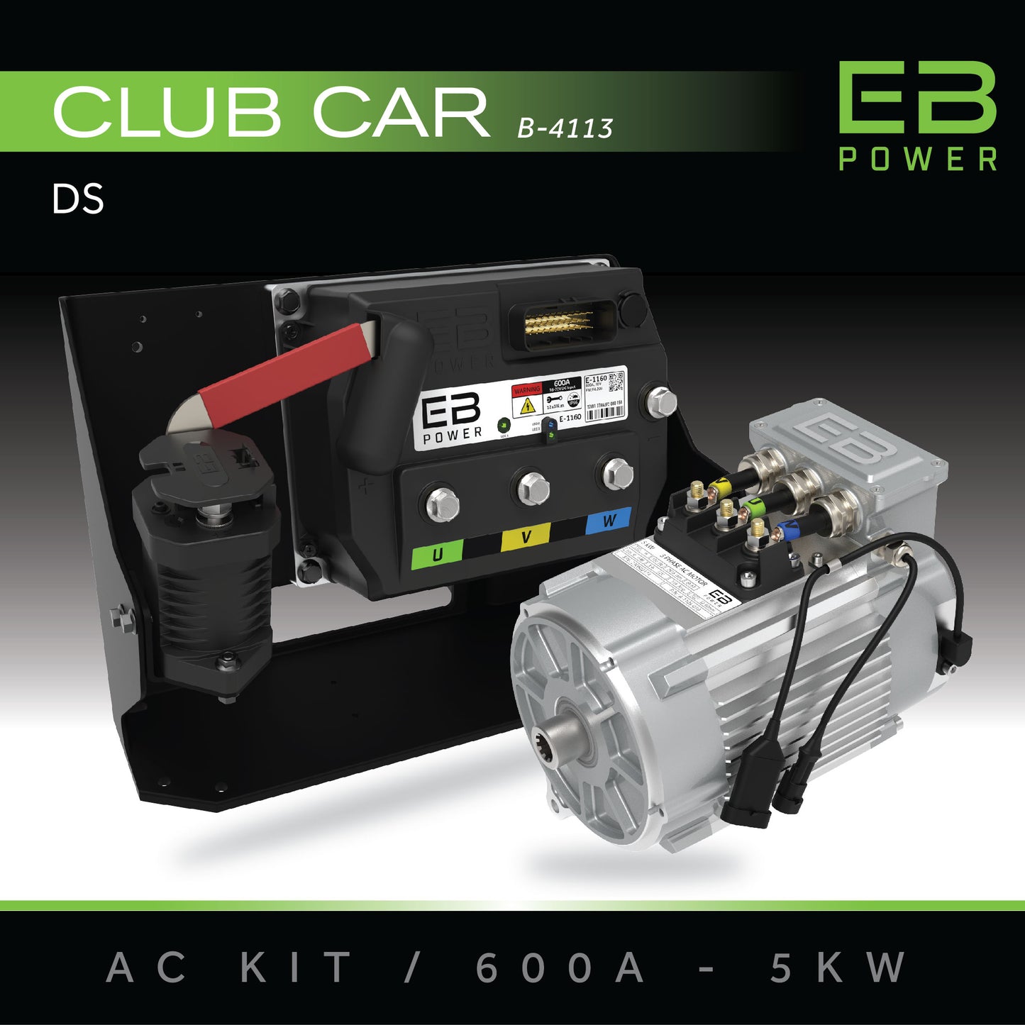 EB Power AC Kit / 600A + 5kW / Club Car DS