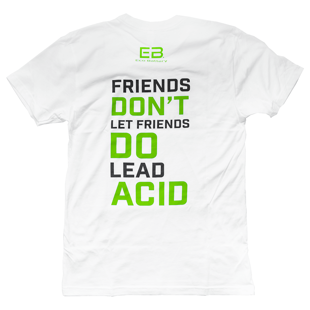 T-Shirt - White - Dont do acid - 2XL