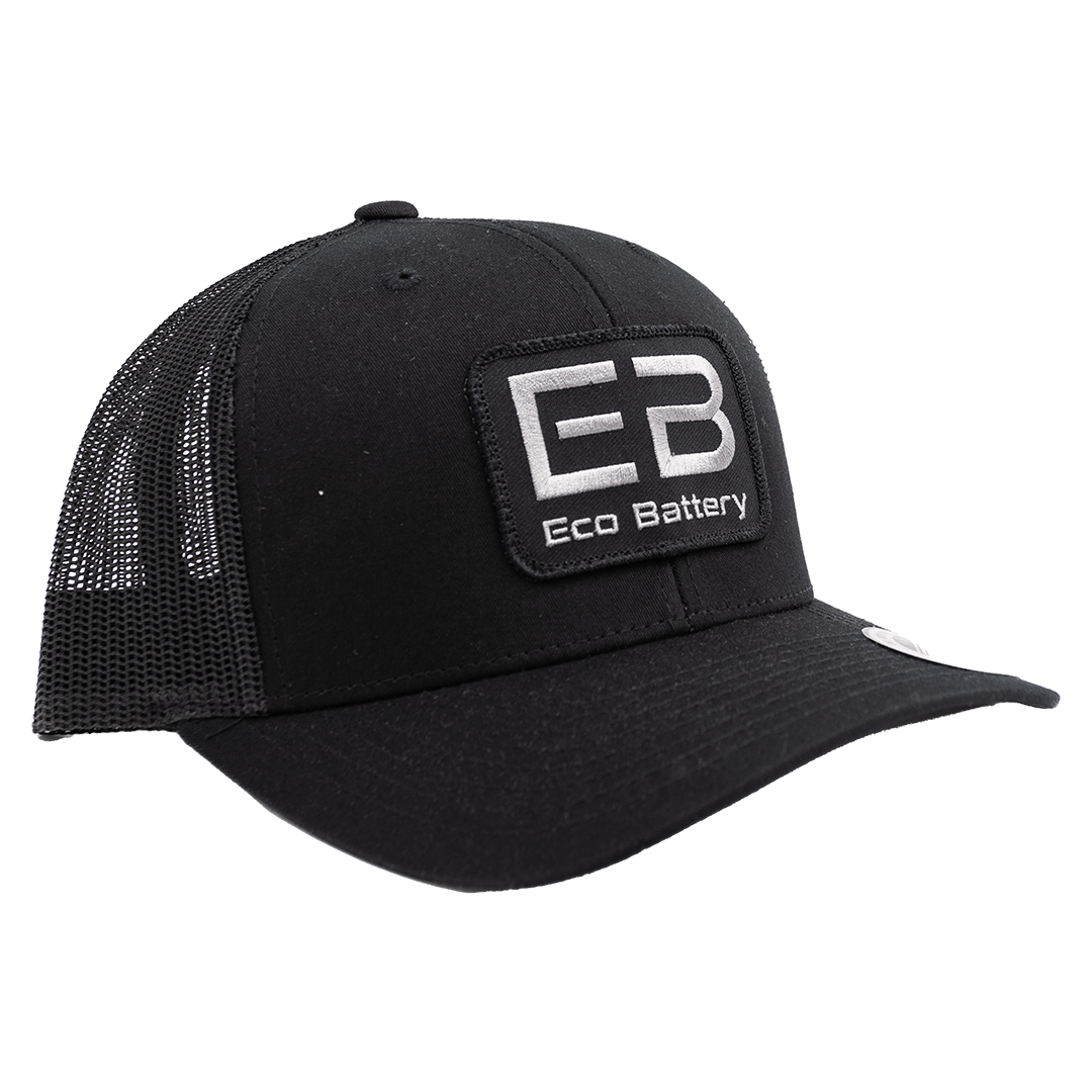 EB Hat - Classic Brim with Black Patch