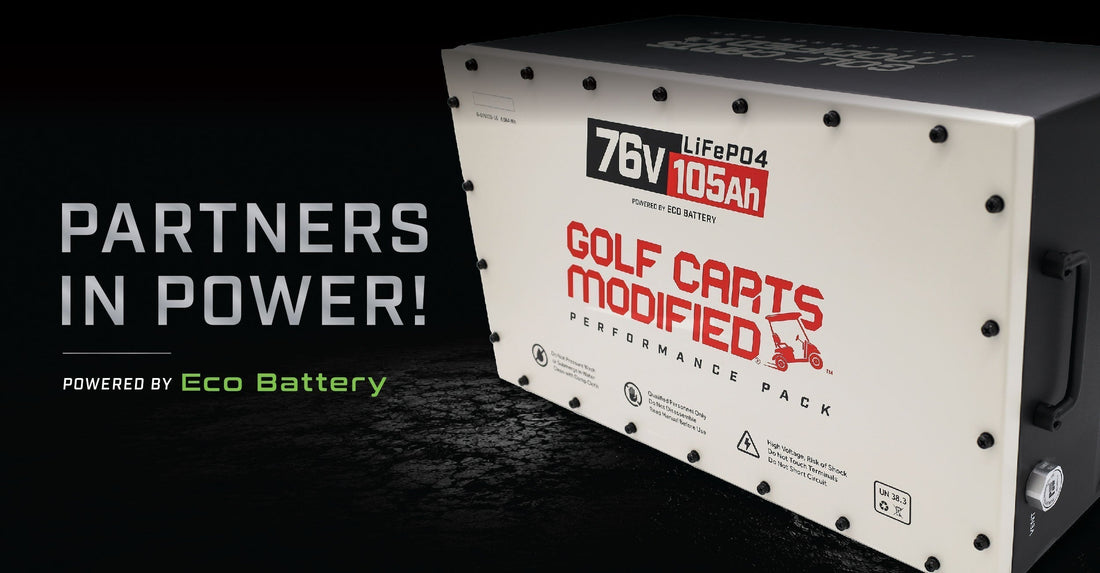 Eco Battery® and Golf Carts Modified® Launch 76V Lithium Power Pack