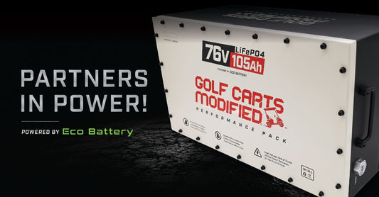 Eco Battery® and Golf Carts Modified® Launch 76V Lithium Power Pack
