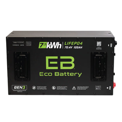 70V 105Ah LiFePO4 Battery / Heated