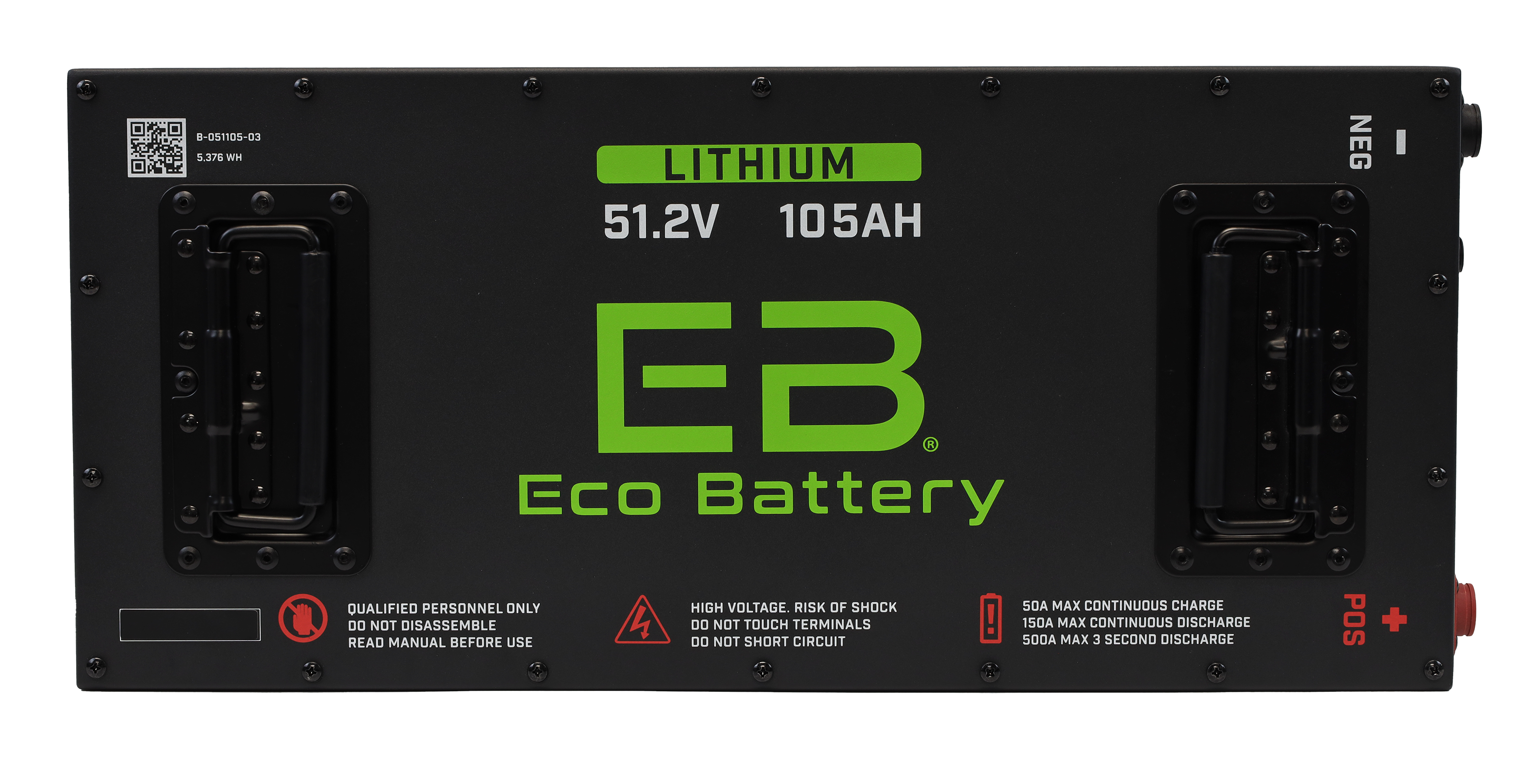 51V 105AH Skinny LiFePO4 Battery