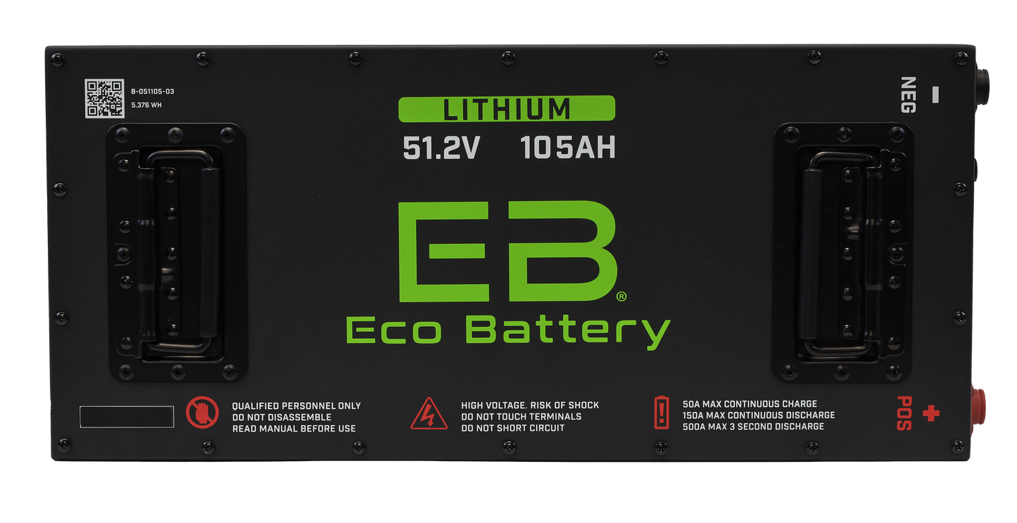 51V 105AH Skinny Battery Bundle / Epic EV (3 x 3 Factory Battery Tray)