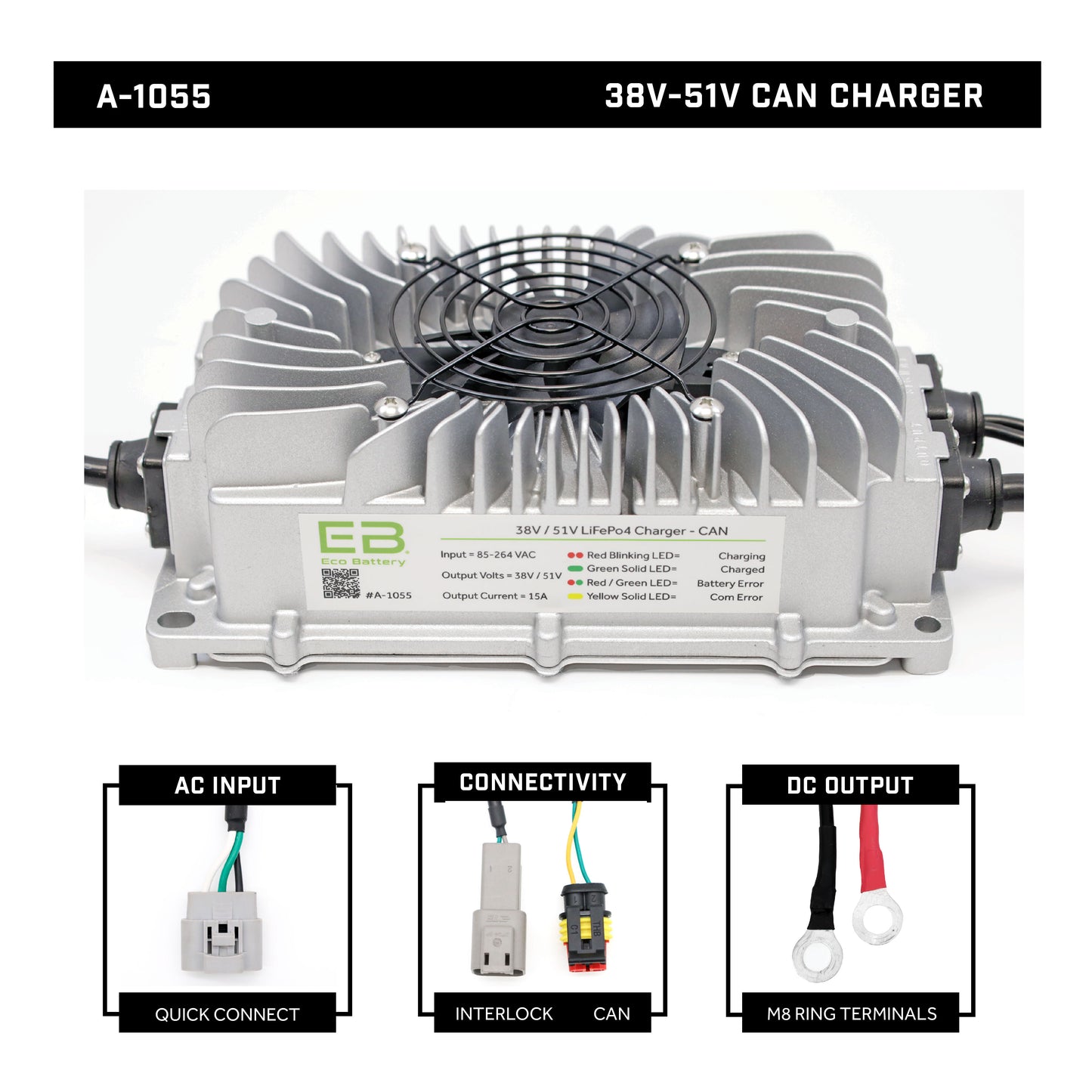 38V-51V 15A CAN Charger