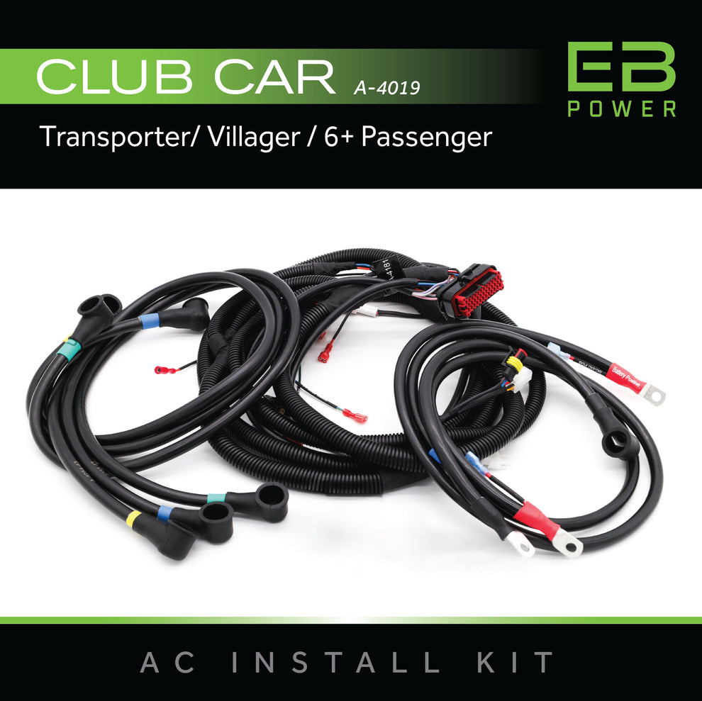 EB Power AC Kit / 450A + 4kW / Club Car Transporter/Villager / 6+ Pass ...