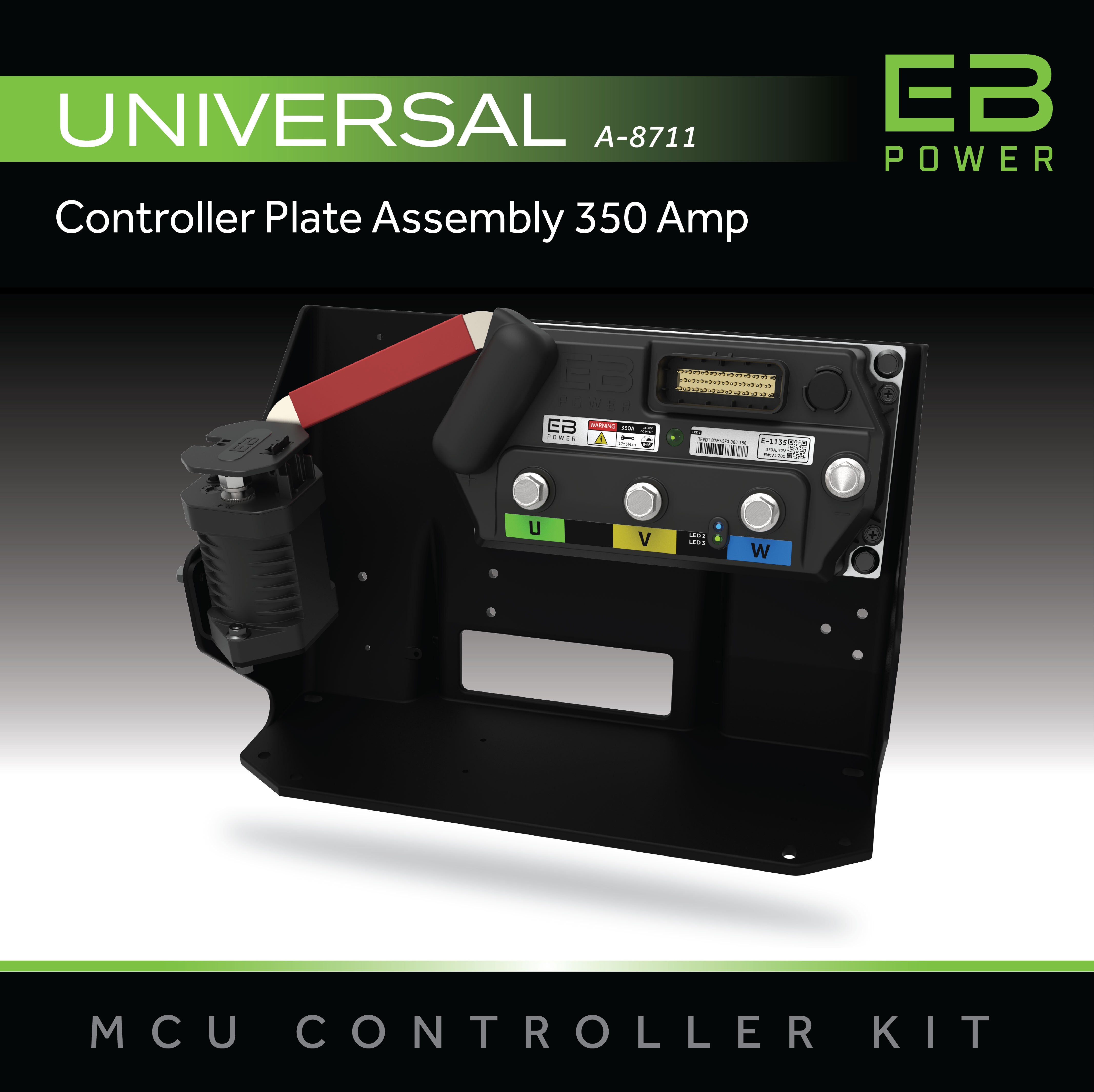 Eb Power EB Power Universal Controller Plate Assembly / 350 Amp – Eco Battery