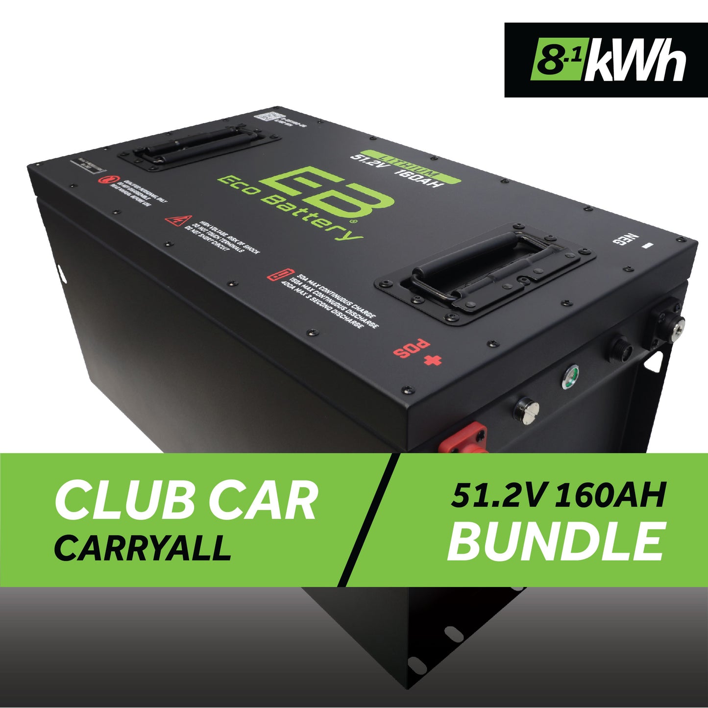 51V 160AH Battery Bundle / Club Car Carryall