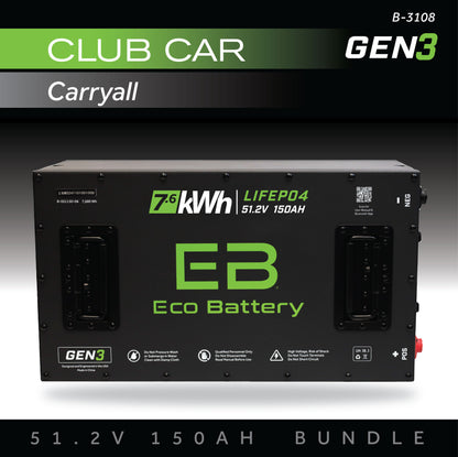51V 150AH Battery Bundle / Club Car Carryall