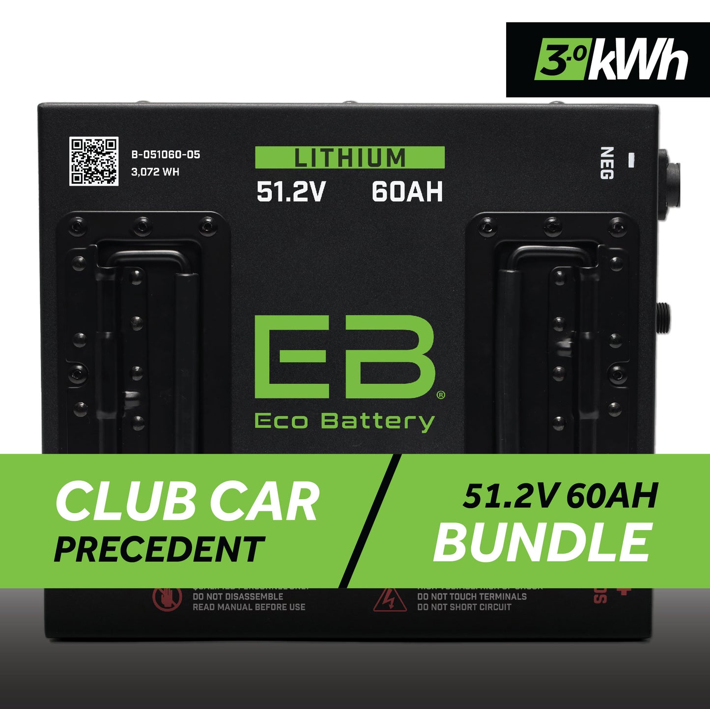 51V 60AH Battery Bundle / Club Car Precedent/Onward/Tempo