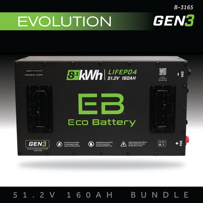 51V 160AH Battery Bundle / Evolution  (9-Pin Harness)