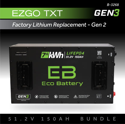 51V 150AH Battery Bundle / EZGO TXT Samsung Gen2