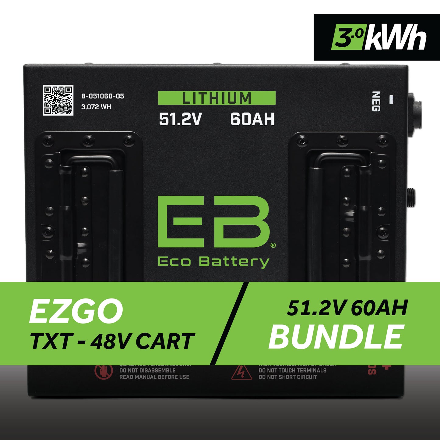 51V 60AH Battery Bundle / EZGO TXT