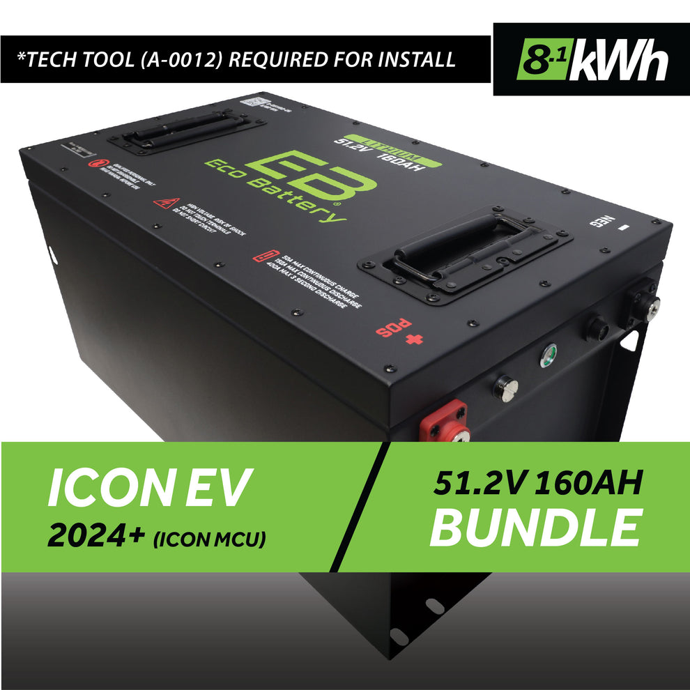 51V 160AH Battery Bundle / 2024+ (ICON MCU) Eco Battery