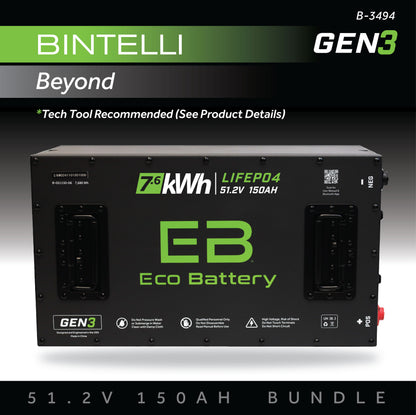 51V 150AH Battery Bundle / Bintelli Beyond
