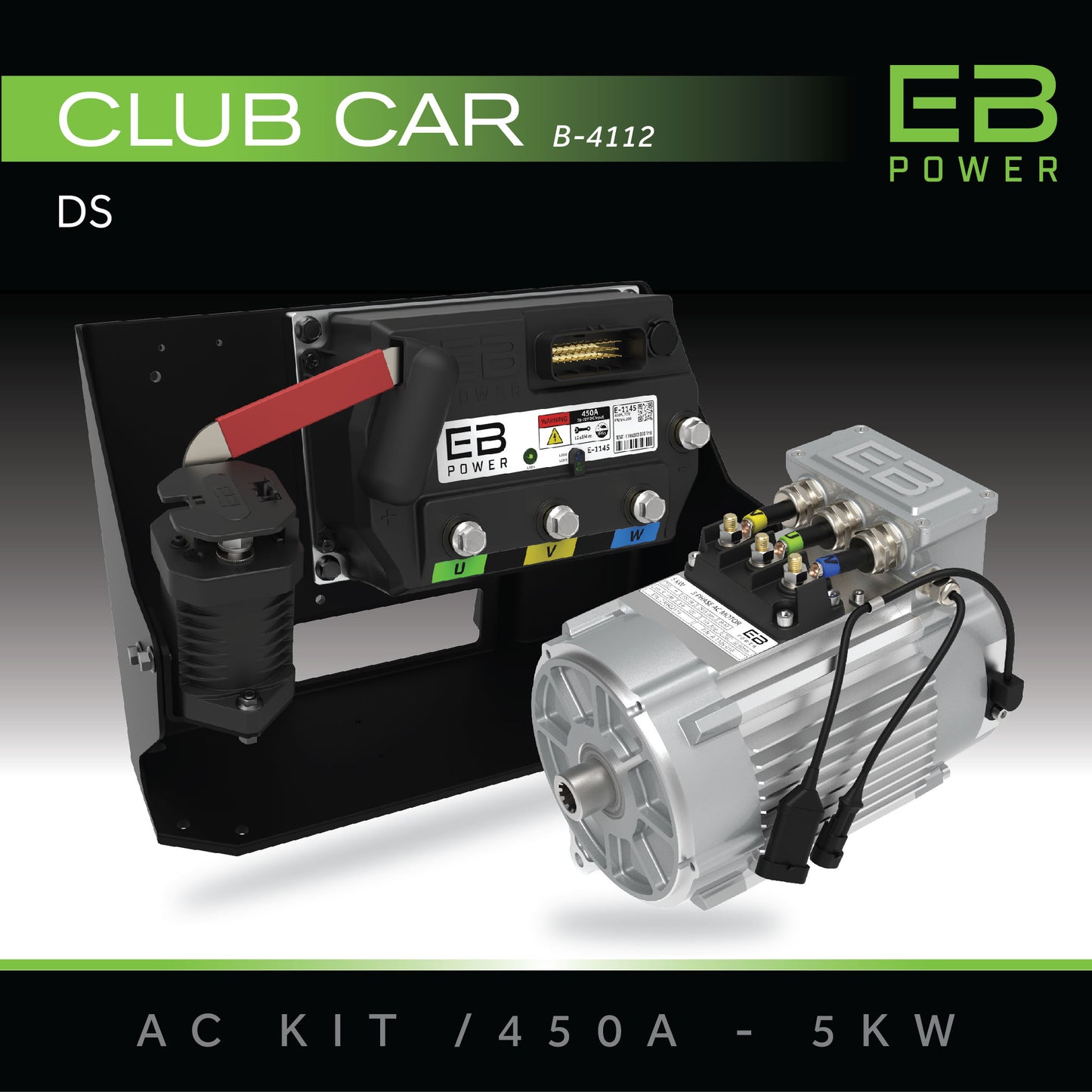 EB Power AC Kit / 450A + 5kW / Club Car DS/Villager