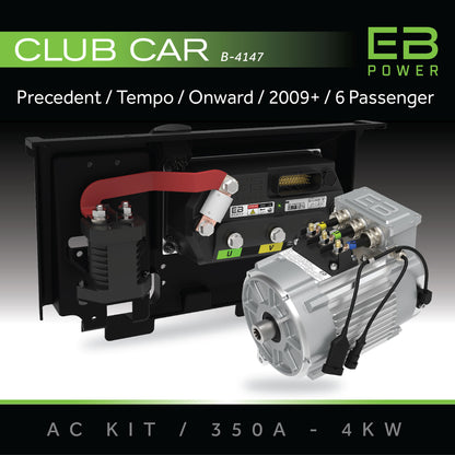 EB Power AC Kit / 350A + 4kW / Club Car Precedent / 2009+ / 6+ Passenger
