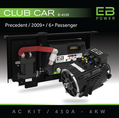 EB Power AC Kit / 450A + 4kW / Club Car Precedent/Tempo/Onward / 2009+ / 6 Passenger