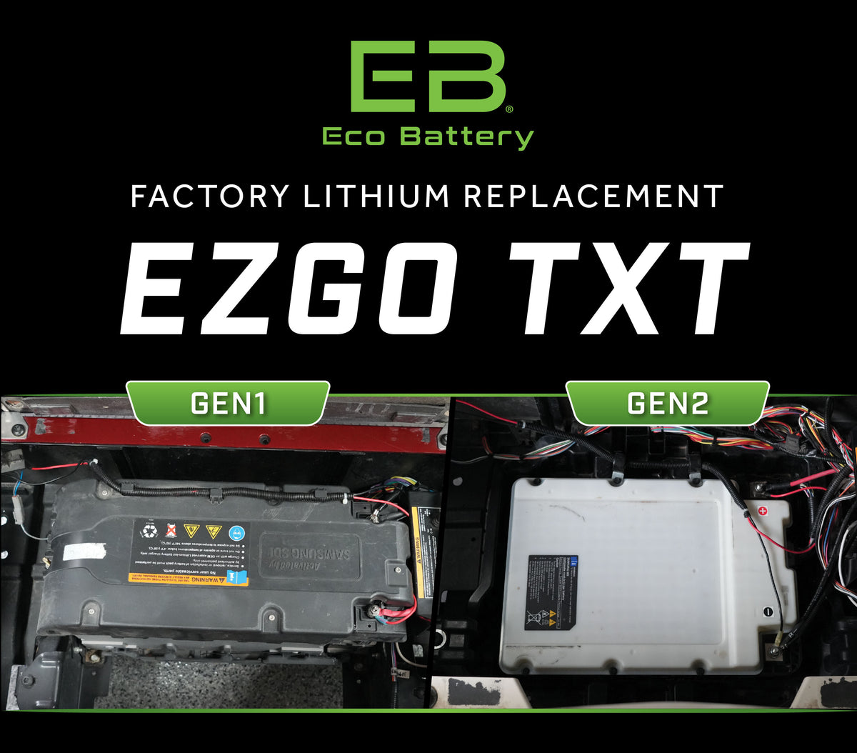 51V 160AH Battery Bundle / EZGO TXT Samsung Gen2