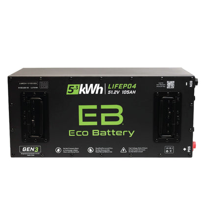 51V 105AH Skinny LiFePO4 Battery / Heated