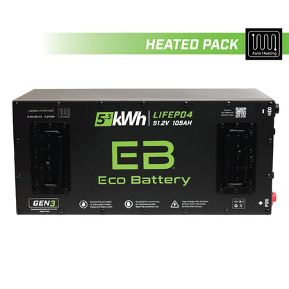 51V 105Ah Skinny LiFePO4 Gen3 Battery