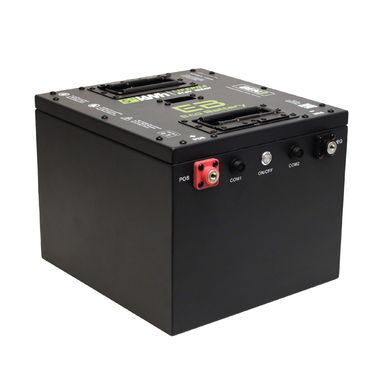 51V 105Ah Thru-Hole LiFePO4 Battery / Heated